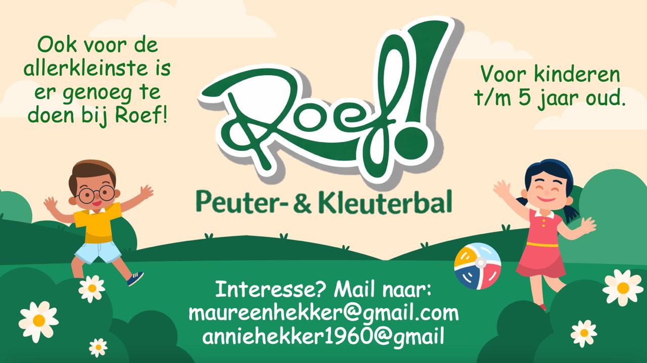 Peuter- & kleuterbal bij Roef!